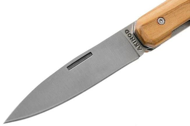 Akinod Utility Folding Knife 18H07 Olive Wood, Gentleman's Knife 3 Akinod Utility Folding Knife 18H07 Olive Wood, Gentleman's Knife - Image 3