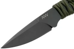 ANV P100 Cerakote Sleipner, OD Green Paracord P100-017, Black Kydex Sheath, Neck Knife -Knives Store ANVP100 017 03 anv knives