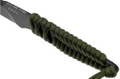 ANV P100 Cerakote Sleipner, OD Green Paracord P100-017, Black Kydex Sheath, Neck Knife -Knives Store ANVP100 017 05 anv knives