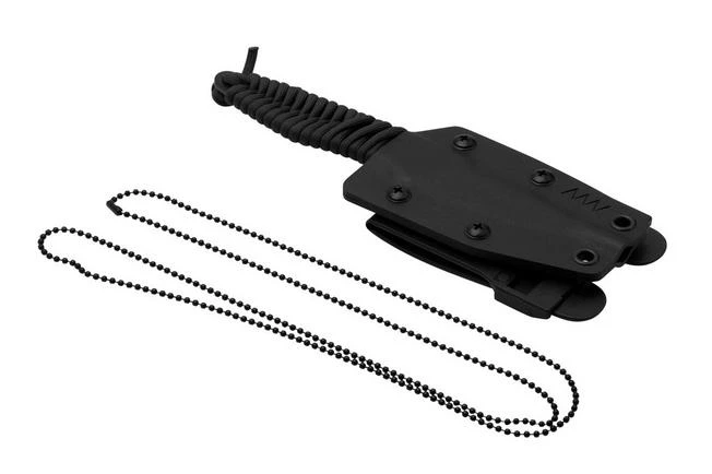 ANV Knives P100 Sleipner Cerakote, Grey Paracord, P100-038, Black Kydex Sheath, Neck Knife 6 ANV Knives P100 Sleipner Cerakote, Grey Paracord, P100-038, Black Kydex Sheath, Neck Knife - Image 6