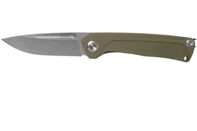 ANV Z200 Sleipner, Linerlock, G10, Olive, Z200-009 Pocket Knife 1 ANV Z200 Sleipner, Linerlock, G10, Olive, Z200-009 Pocket Knife