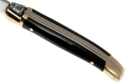 Laguiole En Aubrac Mini Pocket Knife, Buffalo Horn L0207BUL -Knives Store AUL0207BUL 06 laguiole en aubrac ktaul0207bul 06