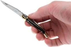 Laguiole En Aubrac Mini Pocket Knife, Buffalo Horn L0207BUL -Knives Store AUL0207BUL 08 laguiole en aubrac ktaul0207bul 08