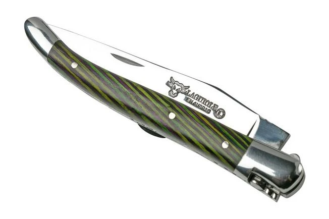 Laguiole En Aubrac Green Samba L0210SAVIFSJ1 Samba Wood, Polished, Laguiole Pocket Knife, 10 Cm 4 Laguiole En Aubrac Green Samba L0210SAVIFSJ1 Samba Wood, Polished, Laguiole Pocket Knife, 10 Cm - Image 4