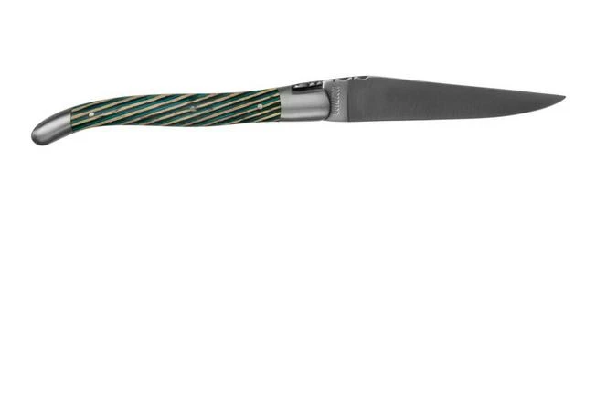 Laguiole En Aubrac Samba Turquoise L0212SATIF Turquoise Samba Wood, Matt, Laguiole Pocket Knife, 12 Cm 2 Laguiole En Aubrac Samba Turquoise L0212SATIF Turquoise Samba Wood, Matt, Laguiole Pocket Knife, 12 Cm - Image 2