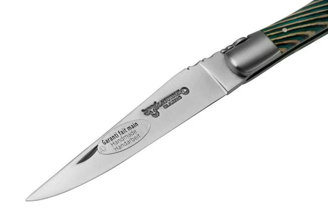 Laguiole En Aubrac Samba Turquoise L0212SATIF Turquoise Samba Wood, Matt, Laguiole Pocket Knife, 12 Cm 3 Laguiole En Aubrac Samba Turquoise L0212SATIF Turquoise Samba Wood, Matt, Laguiole Pocket Knife, 12 Cm - Image 3