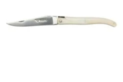 Laguiole En Aubrac Le Perlé 12 Cm L0512OS6J3 Full Handle White Bone
