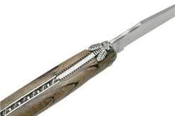 Laguiole En Aubrac Le Perlé 12 Cm L0512WA6J3DB-2 Full Handle Beech Wood -Knives Store AUL0512WA6J3DB 2 06 laguioleaubrac