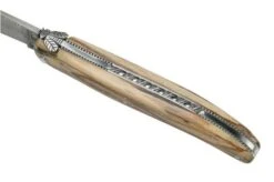 Laguiole En Aubrac Le Perlé 12 Cm L0512WA6J3DB Balbach Damast Full Handle Beech Wood -Knives Store AUL0512WA6J3DB 07 laguioleaubrac