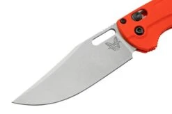 Benchmade Taggedout 15535, CPM-154, Orange Grivory, Pocket Knife -Knives Store BE15535 03 benchmade