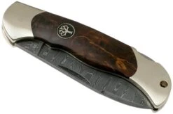 Böker Junior Scout Damast Curly Birch 111920DAM Gentleman's Knife -Knives Store BO111920DAM 04 boker