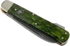 Böker Mono Damascus, Curly Birch Green 118030DAM Hunting Knife -Knives Store BO118030DAM 04 boker