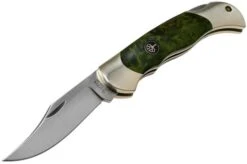 Böker Boy Scout Curly Birch Green 118118, Pocket Knife -Knives Store BO118118 03 boker