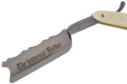 Böker Manufaktur The Historical Barber, White Elforyn 140224 Straight Razor -Knives Store BO140224 03 boker