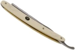 Böker Manufaktur The Historical Barber, White Elforyn 140224 Straight Razor -Knives Store BO140224 04 boker