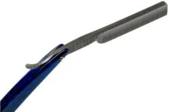 Böker Manufaktur Damascus Paua 140525DAM Straight Razor -Knives Store BO140525DAM 05 boker