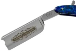 Böker Manufaktur Blue Shell 140557 Straight Razor -Knives Store BO140557 03 boker