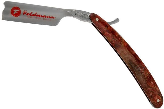 Böker Manufaktur Herr Feldmann Curly Birch 140561 Straight Razor 1 Böker Manufaktur Herr Feldmann Curly Birch 140561 Straight Razor