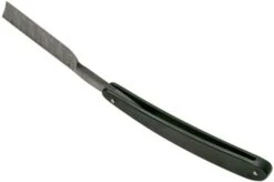 Böker Manufaktur Ebony Damascus Straight Razor 140609DAM -Knives Store BO140609DAM 04 boker