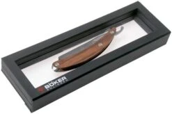 Böker Manufaktur Master Cutter Damascus, Desert Ironwood 140800DAM Straight Razor -Knives Store BO140800DAM 06 boker