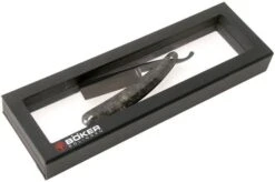 Böker Manufaktur Solingen Black Amboina 140919 Straight Razor 11 Böker Manufaktur Solingen Black Amboina 140919 Straight Razor -Knives Store BO140919 06 boker