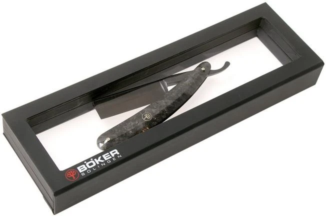 Böker Manufaktur Solingen Black Amboina 140919 Straight Razor 6 Böker Manufaktur Solingen Black Amboina 140919 Straight Razor - Image 6