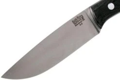 Bark River Fox River A2, Black Canvas Micarta Hunting Knife -Knives Store BRK01 113BRKC 03 bark river brk01 113brkc 03