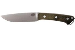Bark River Fox River A2, Green Canvas Micarta Hunting Knife