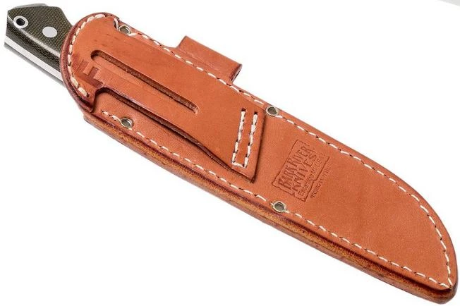 Bark River Fox River A2, Green Canvas Micarta Hunting Knife 8 Bark River Fox River A2, Green Canvas Micarta Hunting Knife - Image 8