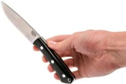 Bark River Fox River CPM 3V, Black Canvas Micarta, No Loop 13 Bark River Fox River CPM 3V, Black Canvas Micarta, No Loop -Knives Store BRK01 123BRKC LR 06 bark river brk01 123brkc lr 06