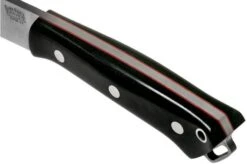 Bark River Fox River CPM 3V, Black Canvas Micarta With Red Liners -Knives Store BRK01 123BRKC RL 05 bark river knives