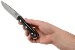 Bark River Fox River CPM 3V, Black Canvas Micarta With Red Liners -Knives Store BRK01 123BRKC RL 06 bark river knives