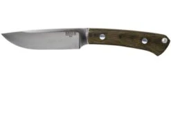 Bark River Highland Special A2, Green Canvas Micarta Outdoor Knife