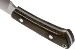 Bark River Highland Special A2, Green Canvas Micarta Outdoor Knife -Knives Store BRK01 131GNC 04 bark river