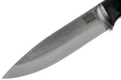 Bark River Aurora Scandi Cru-Wear Black Canvas Micarta -Knives Store BRK06 164BRKC 03 bark river knives