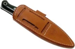 Bark River Bushcrafter CPM CruWear, Black Canvas Micarta, Bushcraft Knife -Knives Store BRK06 165BCM 07 bark river knives