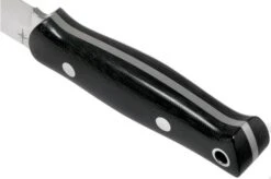 Bark River Bushcrafter II CPM 3V Black Canvas Micarta Bushcraft Knife -Knives Store BRK06 223BCM 04 bark river knives