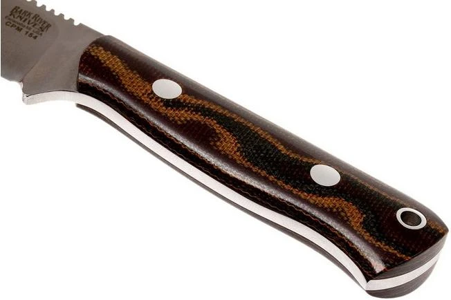 Bark River Bravo Necker II CPM 154CM, Burgundy Snakeskin Micarta 4 Bark River Bravo Necker II CPM 154CM, Burgundy Snakeskin Micarta - Image 4