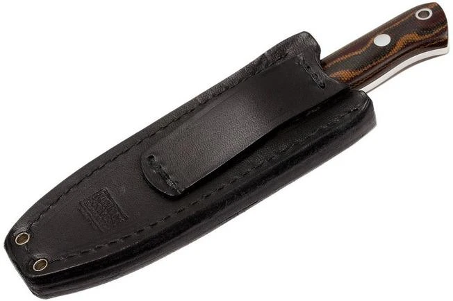 Bark River Bravo Necker II CPM 154CM, Burgundy Snakeskin Micarta 9 Bark River Bravo Necker II CPM 154CM, Burgundy Snakeskin Micarta - Image 9