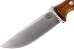Bark River Gunny CPM 3V, Desert Ironwood, Brown Sheath -Knives Store BRK07 025DIW 03 bark river brk07 025diw 03