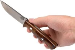 Bark River Gunny CPM 3V, Desert Ironwood, Brown Sheath -Knives Store BRK07 025DIW 06 bark river brk07 025diw 06