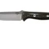 Bark River Bravo 1 A2 Black & Green Linen Micarta Bushcraft Knife
