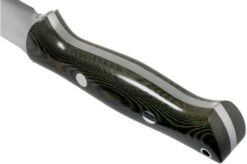 Bark River Bravo 1 A2 Black & Green Linen Micarta Bushcraft Knife -Knives Store BRK07 112BGLM 04 bark river knives