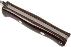 Bark River Bravo 1 CPM 3V, Burgundy Snakeskin Micarta, Brown Sheath -Knives Store BRK07 114SBC 05 bark river brk07 114sbc 05