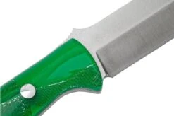 Bark River Bravo 1.2 CPM 3V Green Cyclone Mesh White Liner, Outdoor Knife -Knives Store BRK07 125GCM WL 05 barkriver