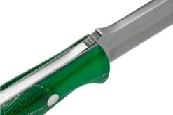 Bark River Bravo 1.2 CPM 3V Green Cyclone Mesh White Liner, Outdoor Knife -Knives Store BRK07 125GCM WL 06 barkriver