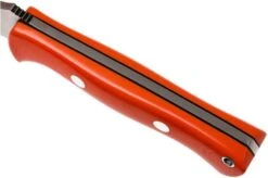 Bark River Bravo 1 LT CPM 3V, Blaze Orange G10, Black Liners, Black Sheath -Knives Store BRK07 126ORG 05 bark river brk07 126org 05