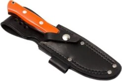 Bark River Bravo 1 LT CPM 3V, Blaze Orange G10, Black Liners, Black Sheath -Knives Store BRK07 126ORG 07 bark river brk07 126org 07