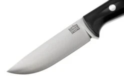 Bark River Bravo 1 Cru-Wear, Rampless, Black Canvas Micarta, Bushcraft Knife -Knives Store BRK07 161BCM RL 03 barkriver