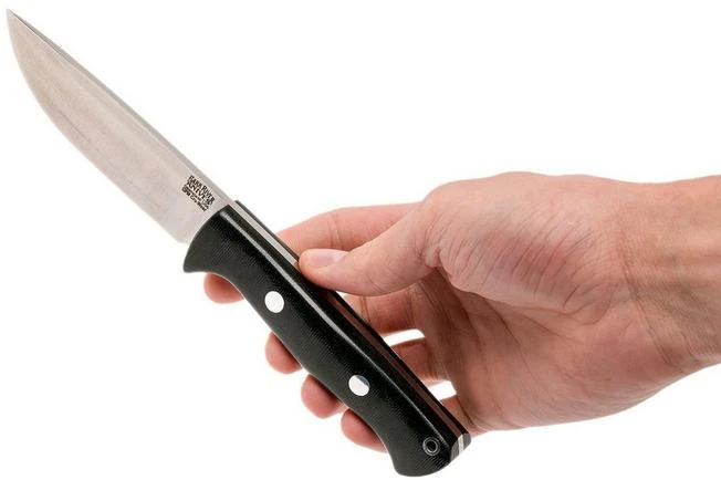 Bark River Bravo 1 LT Cru Wear, Black Canvas Micarta, Rampless 6 Bark River Bravo 1 LT Cru Wear, Black Canvas Micarta, Rampless - Image 6